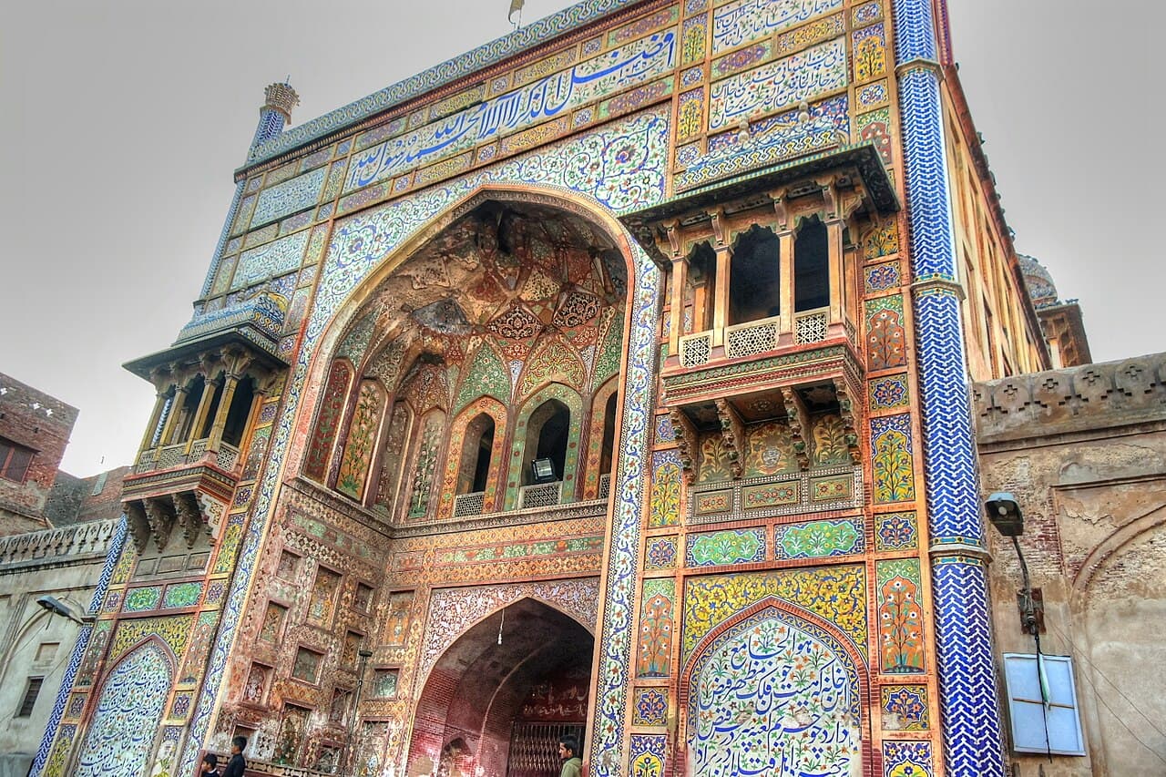Wazir Khan Mosque in Punjab, Pakistan